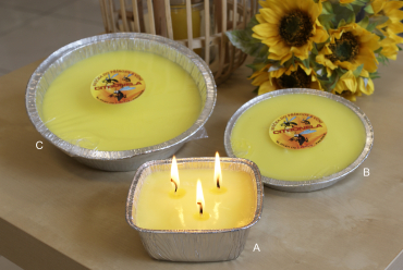 Svíčky do přírody  s vůní "Citronela"